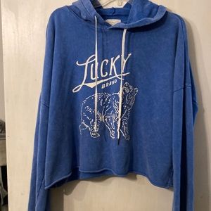 Lucky brand three quarter sleeves sweatshirt, size extra large
